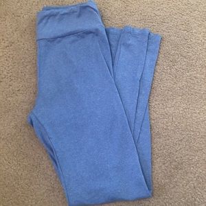 LuLaRoe blue leggings one size